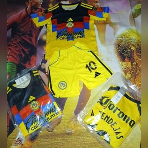 CLUB AMERICA HOME KIDS Set 2025/26 With Name A. ZENDEJAS #10⚽️🥅🔥